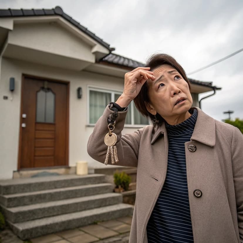 自宅に鍵をなくして家に入れない