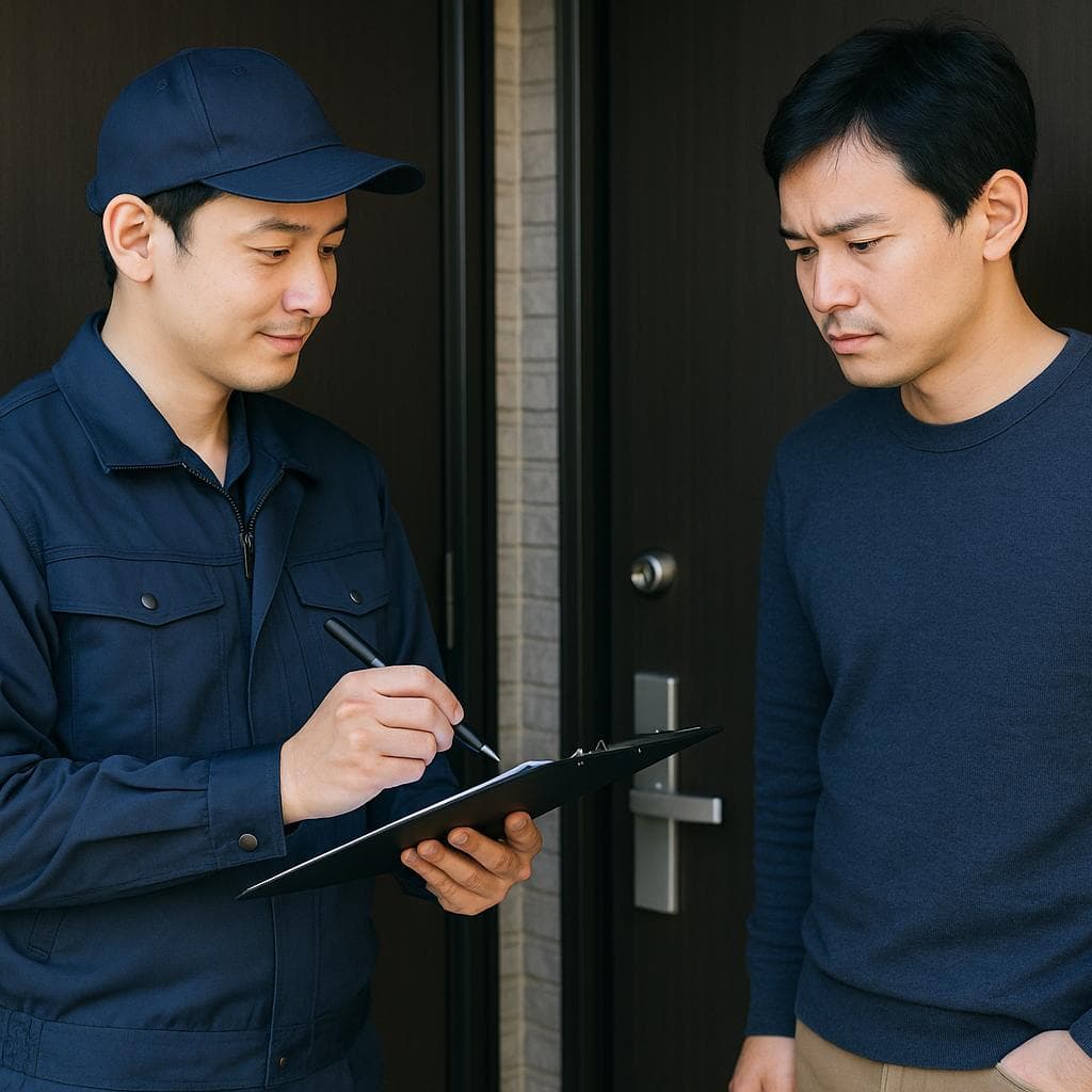 鍵のトラブルを解決する鍵師